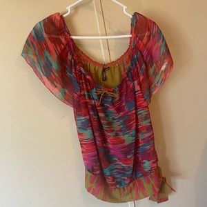 Ethyl Size XL Sheer Shirt